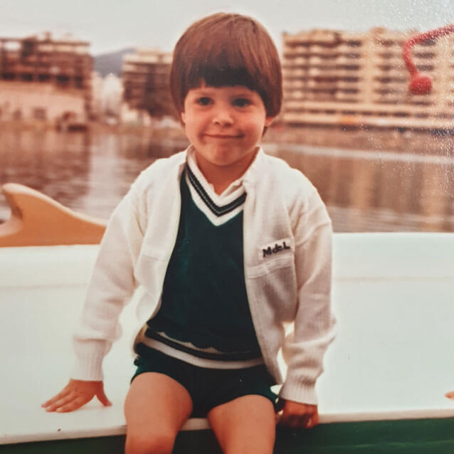 Louis as a child